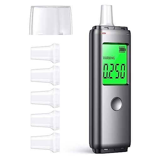 ZBK Breathalyzer,Professional-Grade Accuracy Alcohol Tester,Alcohol breathalyzer,Portable breathalyzer,Suitable for Family, Personal, Driver, Professional use