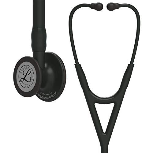 3M Littmann Stethoscope, Cardiology IV, Black Tube, Black Chestpiece, 27 Inch, 6163